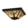 Flash Sale 🎁 Patriot Lighting® Tree Burnished Bronze 3-Light Outdoor Flush Mount Ceiling Light 🤩 -Patriot Lighting Sales 356 9952 P