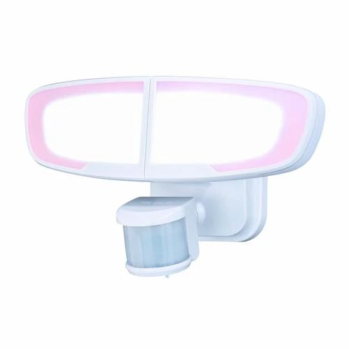 Budget ❤️ Patriot Lighting® Dualux White Integrated LED Dual Head Motion Sensor Security Flood Light 💯 3 Budget ❤️ Patriot Lighting® Dualux White Integrated LED Dual Head Motion Sensor Security Flood Light 💯