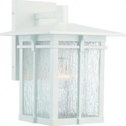 Flash Sale ⌛ Patriot Lighting® Wren White Outdoor Wall Light ⌛