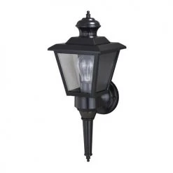 Promo 😉 Patriot Lighting® Dualux Brookline III Black Motion Sensor Outdoor Security Wall Light 💯 -Patriot Lighting Sales 3561108 Alt4new