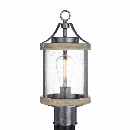 Wholesale 🧨 Patriot Lighting® Elegant Home Brooklyn Natural Iron & Distressed Faux Wood Post Light ✔️ 4 Wholesale 🧨 Patriot Lighting® Elegant Home Brooklyn Natural Iron & Distressed Faux Wood Post Light ✔️ - Image 2