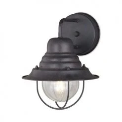 Hot Sale ✔️ Patriot Lighting® Chatham II Weathered Patina LED Outdoor Wall Light ⭐