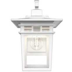 Flash Sale 👏 Patriot Lighting® Michee White Outdoor Wall Light 🔔 -Patriot Lighting Sales 3561153 Michee Outdoor Light Front