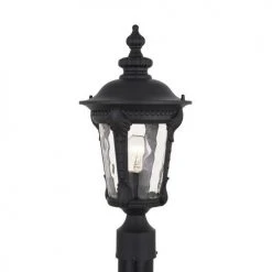 New 👏 Patriot Lighting® Tomek Black Outdoor Post Light 🔔 -Patriot Lighting Sales 3561181 Alt2