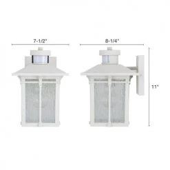 Coupon ✨ Patriot Lighting® Wren White Outdoor Motion Sensing Wall Light ✨ -Patriot Lighting Sales 3561223 Alt6