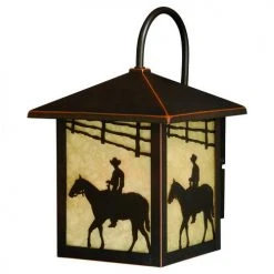 Promo ✔️ Patriot Lighting® Ranch Burnished Bronze Outdoor Wall Light 👍