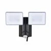 Cheap 🤩 Patriot Lighting® Black LED Dual Head Plug-in Motion Sensor Outdoor Security Flood Light 👏 -Patriot Lighting Sales 3562471 Masternew