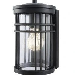 Promo ⭐ Patriot Lighting® Abrham Black LED Outdoor Wall Light 🛒