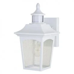 New 🥰 Patriot Lighting® Dualux Eloise II White Motion Sensor Outdoor Security Wall Light 🔔 -Patriot Lighting Sales 3563840 Alt6