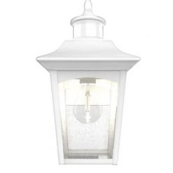 New 🥰 Patriot Lighting® Dualux Eloise II White Motion Sensor Outdoor Security Wall Light 🔔 -Patriot Lighting Sales 3563840 Eloise ll Outdoor Light Front