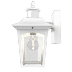 New 🥰 Patriot Lighting® Dualux Eloise II White Motion Sensor Outdoor Security Wall Light 🔔 -Patriot Lighting Sales 3563840 Eloise ll Outdoor Light Side