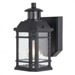 Cheap 🥰 Patriot Lighting® Dualux Elizabeth II Textured Black Motion Sensor Outdoor Security Wall Light 🛒 -Patriot Lighting Sales 3563841 Alt4