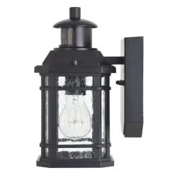 Cheap 🥰 Patriot Lighting® Dualux Elizabeth II Textured Black Motion Sensor Outdoor Security Wall Light 🛒 -Patriot Lighting Sales 3563841 Alt7