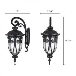 Coupon ❤️ Patriot Lighting Elegant Home Patriot Lighting® Elegant Home Cheleste Textured Mahogany Outdoor Wall Light 🧨 -Patriot Lighting Sales 3564026 Alt3