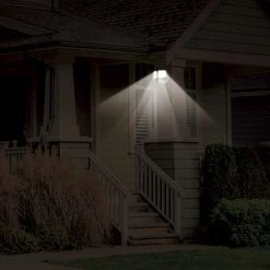 New 😉 Patriot Lighting® Bronze LED Dual Head Motion Sensor Outdoor Security Flood Light 👍 -Patriot Lighting Sales 3569421 BGN