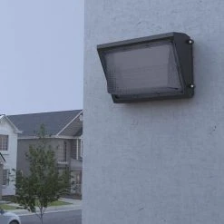 Best Pirce 🔔 Patriot Lighting® Bronze LED Dusk-to-Dawn Outdoor Security Wall Pack 🛒 -Patriot Lighting Sales 3569450 Alt6