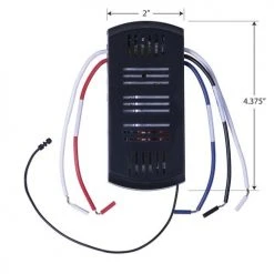 Hot Sale ⌛ Patriot Lighting® Universal 3-Speed Remote Control 🛒 -Patriot Lighting Sales 3635811 Transmitter With Measurements