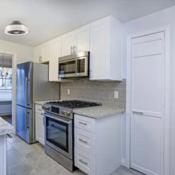 Outlet 🔔 Patriot Lighting™ Swank 16" Gray Indoor Integrated LED Fandelier ✨ -Patriot Lighting Sales 37591MNDC SC