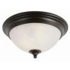 Flash Sale ❤️ Patriot Lighting® Arabella Oil-Rubbed Bronze 2-Light Flush Mount Ceiling Light ✔️