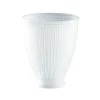 Best Pirce 🌟 Patriot Lighting® White Frosted Pleats Bell Replacement Glass With 2-1/4" Fitter 🤩