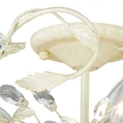 Cheap 👍 Patriot Lighting® Jardin French Cream Semi-Flush Mount Ceiling Light 😍 -Patriot Lighting Sales C0024 1