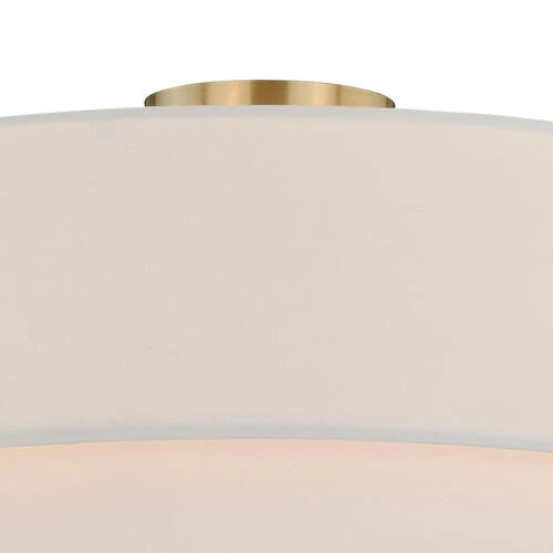 Discount 🤩 Patriot Lighting® Burnaby Matte Brass 4 Light Semi-Flush Mount Ceiling Light 👏 4 Discount 🤩 Patriot Lighting® Burnaby Matte Brass 4 Light Semi-Flush Mount Ceiling Light 👏 - Image 2
