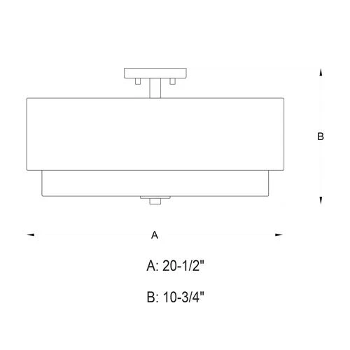 Discount 🤩 Patriot Lighting® Burnaby Matte Brass 4 Light Semi-Flush Mount Ceiling Light 👏 7 Discount 🤩 Patriot Lighting® Burnaby Matte Brass 4 Light Semi-Flush Mount Ceiling Light 👏 - Image 5