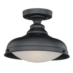 Cheap 🌟 Patriot Lighting® Keenan Oil Rubbed Bronze 1 Light Semi-Flush Mount Ceiling Light ⭐