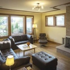 Cheap 🧨 Patriot Lighting® Orbit Oil Rubbed Bronze 6 Light Semi-Flush Mount Ceiling Light 👍 -Patriot Lighting Sales C0132 L1