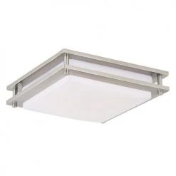 Flash Sale ✨ Patriot Lighting® Horizon Satin Nickel Flush Mount Ceiling Light ✨