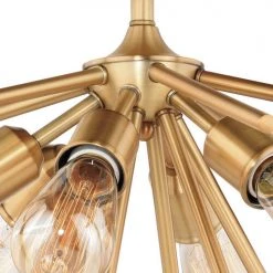 New 🔥 Patriot Lighting® Estelle Nautral Brass 6 Light Semi-Flush Mount Ceiling Light ✔️ 9 New 🔥 Patriot Lighting® Estelle Nautral Brass 6 Light Semi-Flush Mount Ceiling Light ✔️ -Patriot Lighting Sales C0162 2