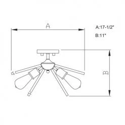 Buy 🤩 Patriot Lighting® Estelle Nautral Brass 3 Light Semi-Flush Mount Ceiling Light 🥰 11 Buy 🤩 Patriot Lighting® Estelle Nautral Brass 3 Light Semi-Flush Mount Ceiling Light 🥰 -Patriot Lighting Sales C0164 DWG