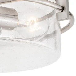 Buy ❤️ Patriot Lighting® Addison Satin Nickel Semi-Flush Mount Ceiling Light 🔥 -Patriot Lighting Sales C0170 3
