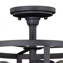 Best Pirce 🔔 Patriot Lighting® Akron Oil Rubbed Bronze Semi-Flush Mount Ceiling Light 🧨 -Patriot Lighting Sales C0186 2