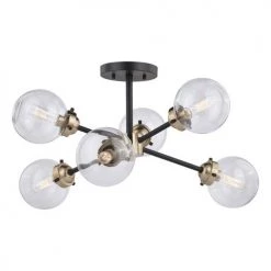 Deals ❤️ Patriot Lighting® Orbit Oil Rubbed Bronze Semi-Flush Mount Ceiling Light 🌟
