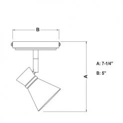 Hot Sale 👍 Patriot Lighting® Alto Brushed Nickel LED Flush Mount Ceiling Light ❤️ -Patriot Lighting Sales C0218 DWG