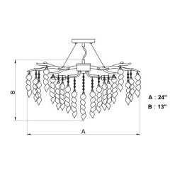 Coupon 👍 Patriot Lighting® Rainier Satin Nickel 4 Light Semi-Flush Mount Ceiling Light ⭐ -Patriot Lighting Sales C0222 DWG