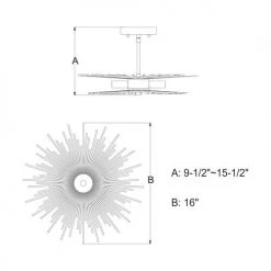 Best reviews of ❤️ Patriot Lighting® Nikko Gold Semi-Flush Mount Ceiling Light 🧨 9 Best reviews of ❤️ Patriot Lighting® Nikko Gold Semi-Flush Mount Ceiling Light 🧨 -Patriot Lighting Sales C0227 DWG