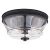 Cheap 🌟 Patriot Lighting® Toledo Matte Black Flush Mount Ceiling Light ✔️ -Patriot Lighting Sales C0232