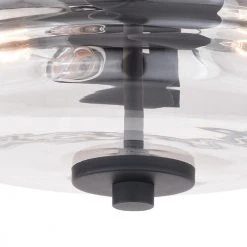 Cheap 🌟 Patriot Lighting® Toledo Matte Black Flush Mount Ceiling Light ✔️ -Patriot Lighting Sales C0232 2