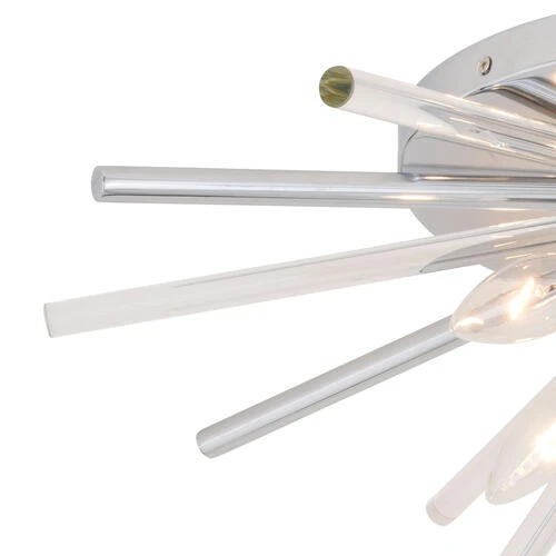 Cheap 🎁 Patriot Lighting® Aria Chrome Flush Mount Ceiling Light 😉 4 Cheap 🎁 Patriot Lighting® Aria Chrome Flush Mount Ceiling Light 😉 - Image 2