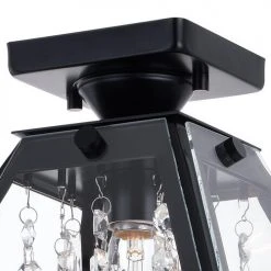 Cheap ⭐ Patriot Lighting® Tremont Matte Black Semi-Flush Mount Ceiling Light 🔔 -Patriot Lighting Sales C0240 2