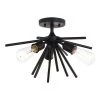 Discount ⭐ Patriot Lighting® Estelle Matte Black 3 Light Semi-Flush Mount Ceiling Light ✨ 2 Discount ⭐ Patriot Lighting® Estelle Matte Black 3 Light Semi-Flush Mount Ceiling Light ✨ -Patriot Lighting Sales C0249