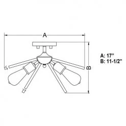 Discount ⭐ Patriot Lighting® Estelle Matte Black 3 Light Semi-Flush Mount Ceiling Light ✨ 15 Discount ⭐ Patriot Lighting® Estelle Matte Black 3 Light Semi-Flush Mount Ceiling Light ✨ -Patriot Lighting Sales C0249 DWG