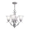 Coupon 💯 Patriot Lighting® Monrovia Brushed Nickel 4 Light Chandelier ❤️ -Patriot Lighting Sales CH35404BN