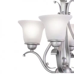 Coupon 💯 Patriot Lighting® Monrovia Brushed Nickel 4 Light Chandelier ❤️ -Patriot Lighting Sales CH35404BN 2