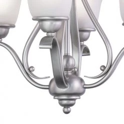 Coupon 💯 Patriot Lighting® Monrovia Brushed Nickel 4 Light Chandelier ❤️ -Patriot Lighting Sales CH35404BN 3