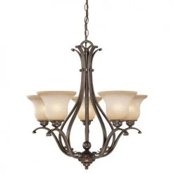 Wholesale 💯 Patriot Lighting® Monrovia Royal Bronze 5 Light Chandelier ❤️