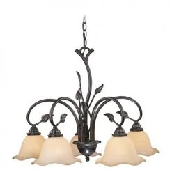 Discount ❤️ Patriot Lighting® Vine Oil Sale 5 Light Chandelier ❤️