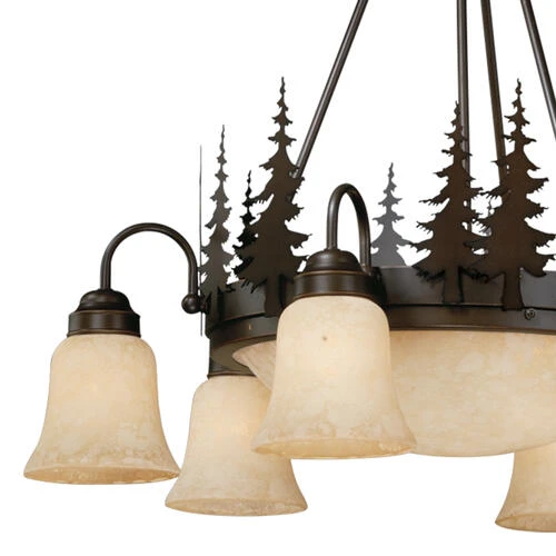 Budget ❤️ Patriot Lighting® Yosemite Burnised Bronze 9 Light Chandelier 😍 4 Budget ❤️ Patriot Lighting® Yosemite Burnised Bronze 9 Light Chandelier 😍 - Image 2